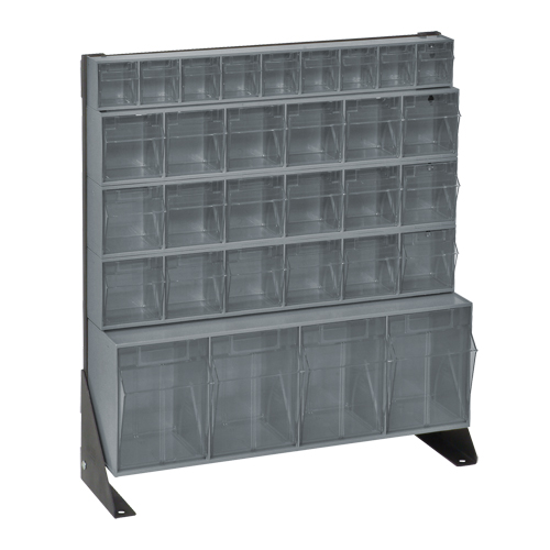 Tip-Out Bins Stand, 23-5/8" W x 8" D x 28" H, 31 Drawers Distribution Industrielle GC