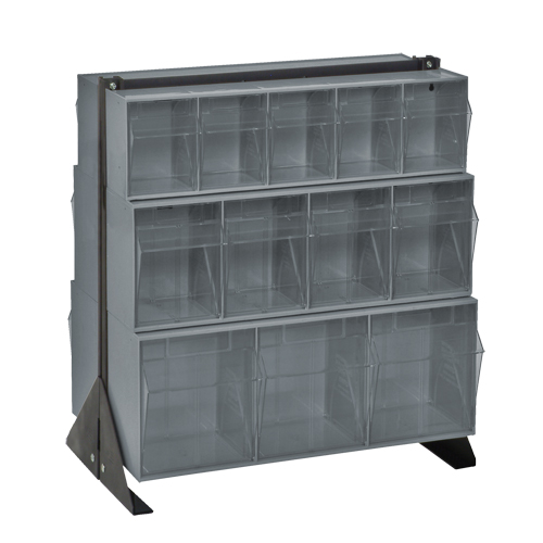 Tip-Out Bins Stand, 23-5/8" W x 16" D x 28" H, 24 Drawers Distribution Industrielle GC