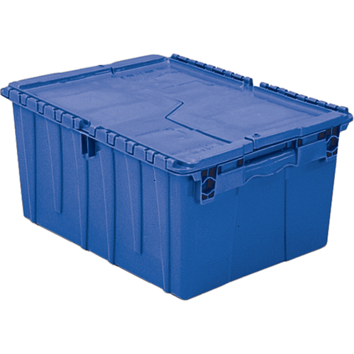 Contenants de distribution Flipak en plastique poly&eacute;thyl&egrave;ne (PE), 11,8" x 9,8" x 7,7", Bleu Distribution Industrielle GC