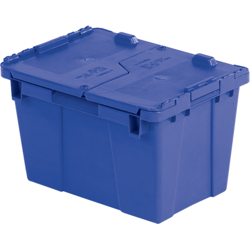 Contenants de distribution Flipak en plastique poly&eacute;thyl&egrave;ne (PE), 15,2" x 10,9" x 9,7", Bleu Distribution Industrielle GC