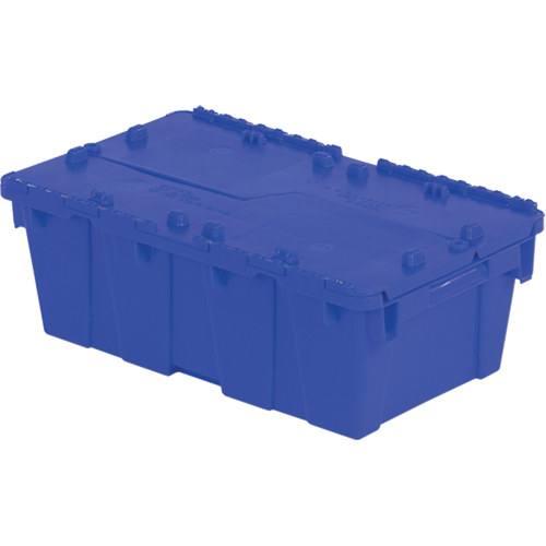 Contenants de distribution Flipak en plastique poly&eacute;thyl&egrave;ne (PE), 19,7" x 11,8" x 7,3", Bleu Distribution Industrielle GC