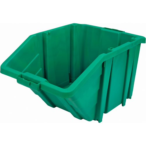 Bac g&eacute;ant en plastique, 15-1/2" la x 13" H x 25" p, Vert, Capacit&eacute; 200 lb Distribution Industrielle GC