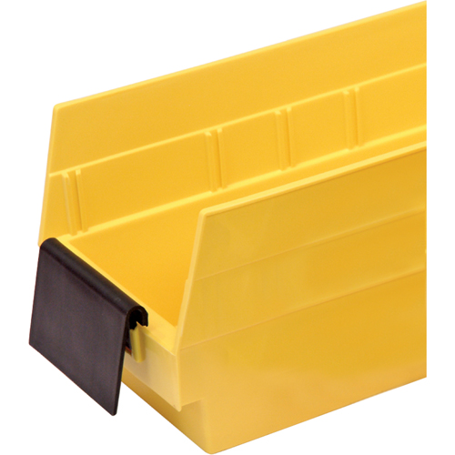 Bacs de rangement pour tablettes - Porte-&eacute;tiquettes de forme allong&eacute;e Distribution Industrielle GC
