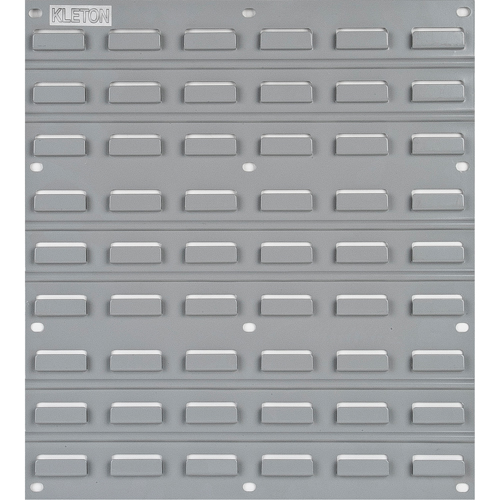 Panneau perfor&eacute; en m&eacute;tal pour bacs, 16 bacs, 18" la x 1/8" p x 19" h Distribution Industrielle GC