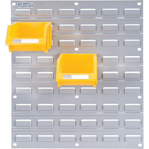 Panneau perfor&eacute; en m&eacute;tal pour bacs, 16 bacs, 18" la x 1/8" p x 19" h Distribution Industrielle GC