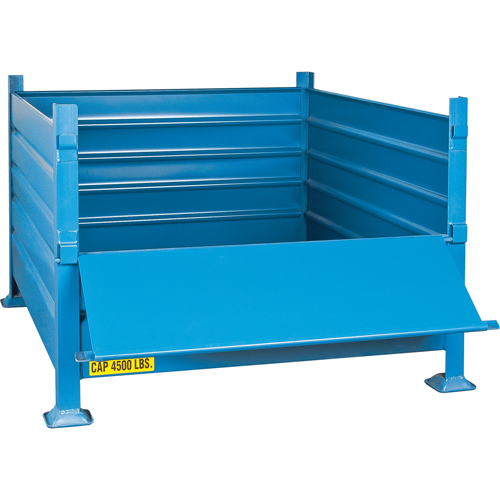 Contenants de vrac empilables, 30" ha x 34,5" la x 40,5" p, Capacit&eacute; de 4500 lb Distribution Industrielle GC