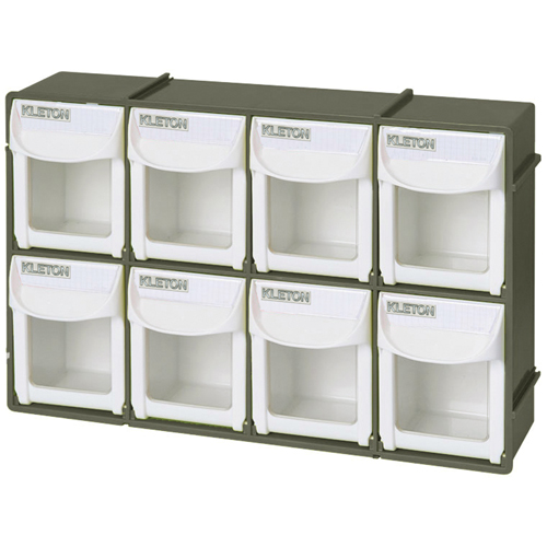 Bac basculant robuste, 11-3/4" la x 2-3/4" p x 7-7/8" h, 8 tiroirs Distribution Industrielle GC