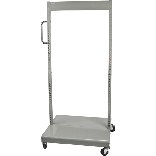 Servante mobile de bacs &agrave; plateaux inclinables - chariot seulement, &agrave; deux c&ocirc;t&eacute;s, 26-1/4" la x 22" p x 57-1/2" h Distribution Industrielle GC