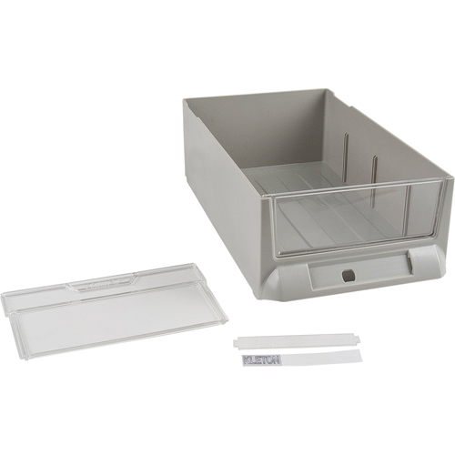 Tiroir de rechange pour armoires de pi&egrave;ces KPC-200, Plastique, 5-3/8" la x 9-13/16" p, 3-3/10" h, Gris Distribution Industrielle GC
