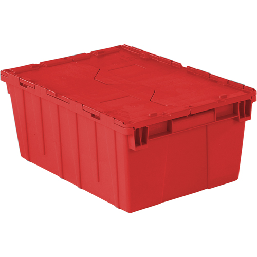 Contenants de distribution Flipak en plastique poly&eacute;thyl&egrave;ne (PE), 21,9" x 15,2" x 9,3", Rouge Distribution Industrielle GC