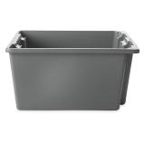 Stack & Nest Palletote Box, 10" x 15.5" x 19.5", Grey Distribution Industrielle GC