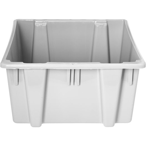Stack & Nest Palletote Box, 13" x 15.5" x 19.5", Grey Distribution Industrielle GC