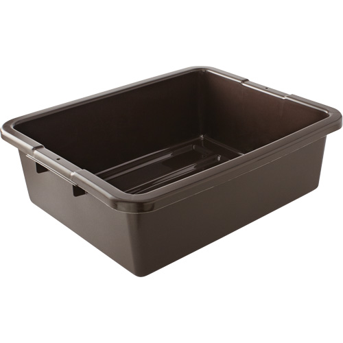 Undivided Bus/Utility Box, 7" H x 21.5" D x 17" L, Plastic, Brown Distribution Industrielle GC