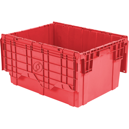 Contenants de distribution Flipak en plastique poly&eacute;thyl&egrave;ne (PE), 27,9" x 20,9" x 15,2", Rouge Distribution Industrielle GC