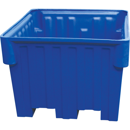 Bacs emboîtables pour chariot &eacute;l&eacute;vateur, 42" la x 48" p x 30" h, Bleu Distribution Industrielle GC