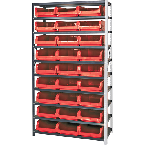 &eacute;l&eacute;ment de rayonnage avec bacs empilables, Acier, Bac Magnum, Capacit&eacute; 650 lb, 42" la x 76" h Distribution Industrielle GC
