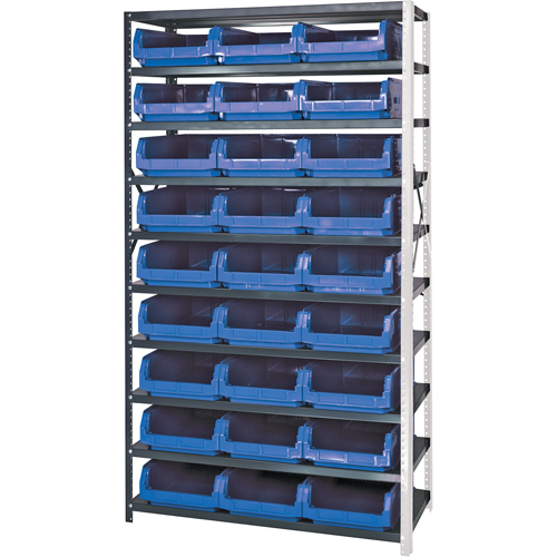 &eacute;l&eacute;ment de rayonnage avec bacs empilables, Acier, Bac Magnum, Capacit&eacute; 650 lb, 42" la x 76" h Distribution Industrielle GC