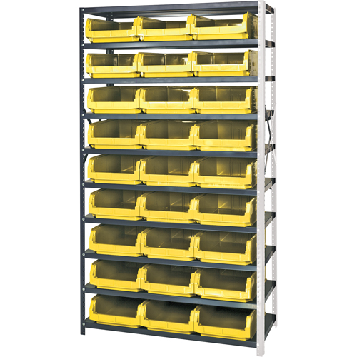 &eacute;l&eacute;ment de rayonnage avec bacs empilables, Acier, Bac Magnum, Capacit&eacute; 650 lb, 42" la x 76" h Distribution Industrielle GC