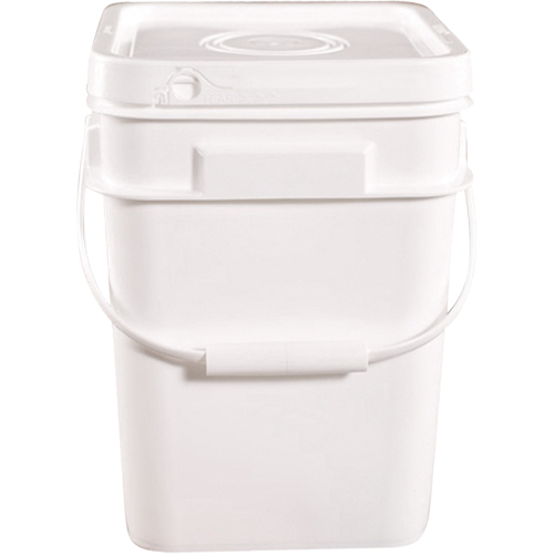 Square Pail, Plastic, 4 gal. Distribution Industrielle GC