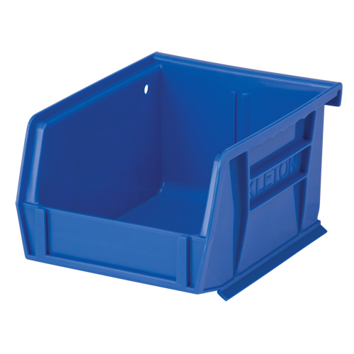 Bac empilable & &agrave; suspendre, 4-1/8" la, 3" h x 5-3/8" p, Bleu Distribution Industrielle GC