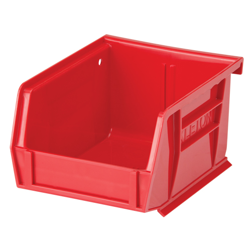 Bac empilable & &agrave; suspendre, 4-1/8" la, 3" h x 5-3/8" p, Rouge Distribution Industrielle GC