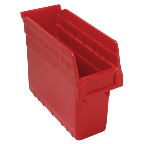 Bacs pour &eacute;tag&egrave;re Store-Max, 4-3/8" la x 8" H x 11-5/8" p, Rouge, Capacit&eacute; 44 lb Distribution Industrielle GC