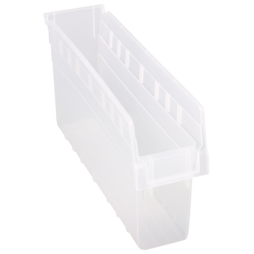 Store-Max Shelf Bins, 4-3/8" W x 8" H x 17-7/8" D, Clear, 56 lbs. Capacity Distribution Industrielle GC