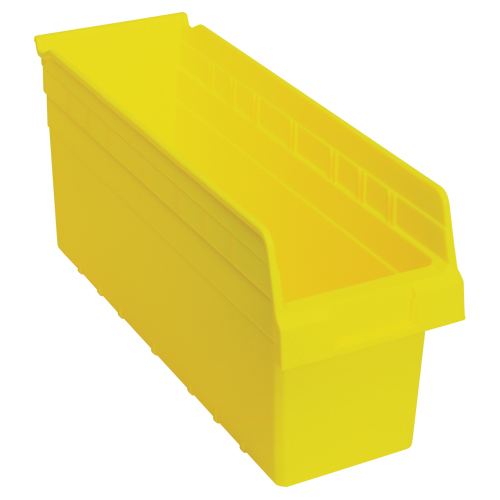 Store-Max Shelf Bins, 6-5/8" W x 8" H x 17-7/8" D, Yellow, 56 lbs. Capacity Distribution Industrielle GC