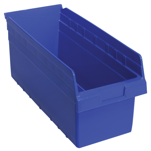 Bacs pour &eacute;tag&egrave;re Store-Max, 8-3/8" la x 8" H x 17-7/8" p, Bleu, Capacit&eacute; 56 lb Distribution Industrielle GC