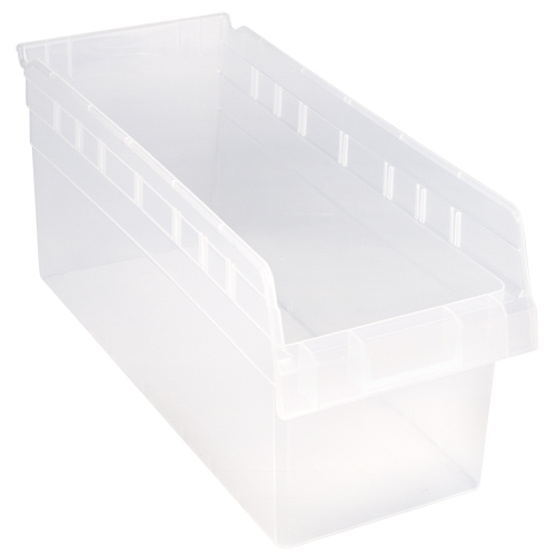 Bacs pour &eacute;tag&egrave;re Store-Max, 8-3/8" la x 8" H x 17-7/8" p, Transparent, Capacit&eacute; 56 lb Distribution Industrielle GC