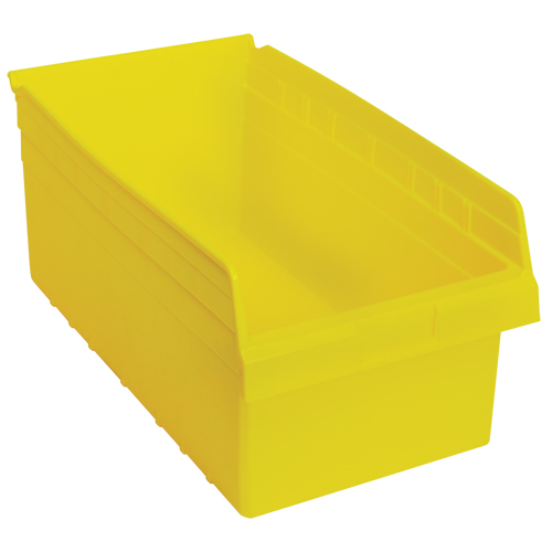 Store-Max Shelf Bins, 11-1/8" W x 8" H x 17-7/8" D, Yellow, 56 lbs. Capacity Distribution Industrielle GC