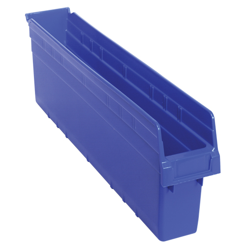 Bacs pour &eacute;tag&egrave;re Store-Max, 4-3/8" la x 8" H x 23-5/8" p, Bleu, Capacit&eacute; 68 lb Distribution Industrielle GC