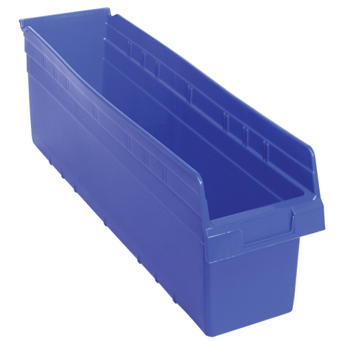 Bacs pour &eacute;tag&egrave;re Store-Max, 6-5/8" la x 8" H x 23-5/8" p, Bleu, Capacit&eacute; 68 lb Distribution Industrielle GC