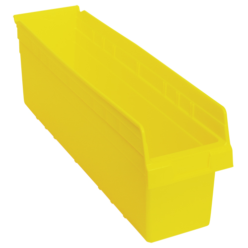 Store-Max Shelf Bins, 6-5/8" W x 8" H x 23-5/8" D, Yellow, 68 lbs. Capacity Distribution Industrielle GC