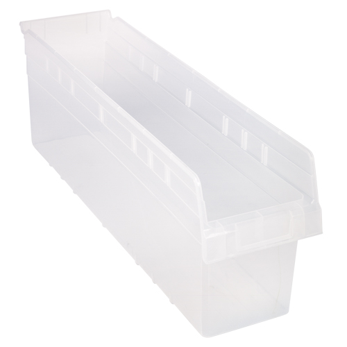 Bacs pour &eacute;tag&egrave;re Store-Max, 6-5/8" la x 8" H x 23-5/8" p, Transparent, Capacit&eacute; 68 lb Distribution Industrielle GC