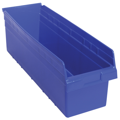 Bacs pour &eacute;tag&egrave;re Store-Max, 8-3/8" la x 8" H x 23-5/8" p, Bleu, Capacit&eacute; 68 lb Distribution Industrielle GC