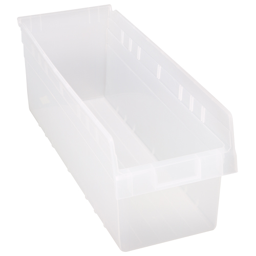 Bacs pour &eacute;tag&egrave;re Store-Max, 8-3/8" la x 8" H x 23-5/8" p, Transparent, Capacit&eacute; 68 lb Distribution Industrielle GC