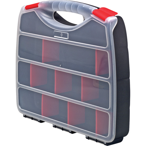 Boîte &agrave; compartiments en plastique, 10" la x 12,5" p x 2-1/4" h, 22 compartiments Distribution Industrielle GC