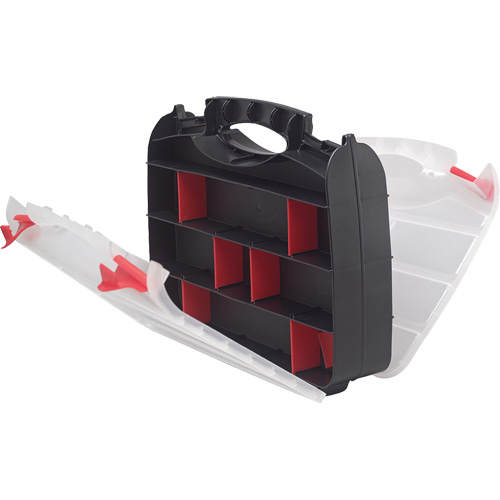 Boîte &agrave; compartiments en plastique, 10,25" la x 12,25" p x 3" h, 32 compartiments Distribution Industrielle GC