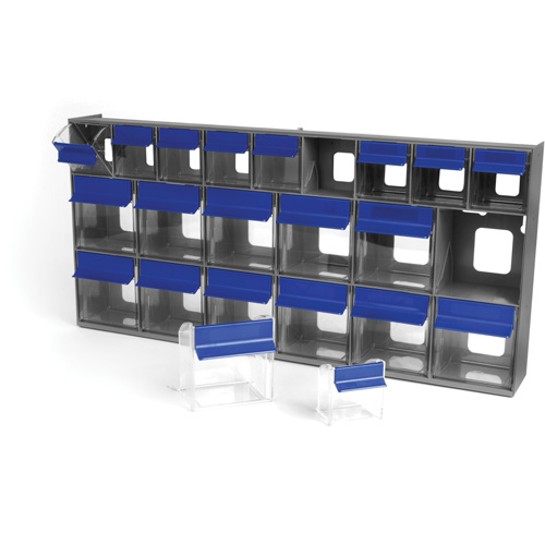 Tilt Bins Unit, 23-5/8" W x 3-5/8" D x 11-1/6" H, 21 Drawers Distribution Industrielle GC