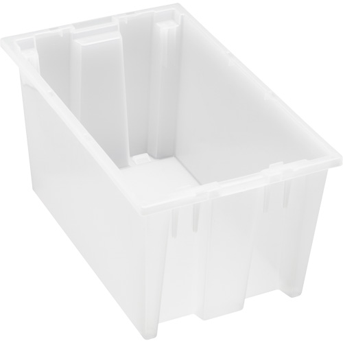 Contenant robuste Stack & Nest, 9" x 11" x 18", Transparent Distribution Industrielle GC
