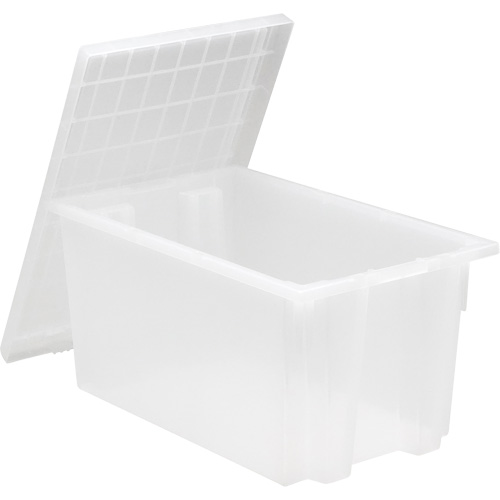Contenant robuste Stack & Nest, 15" x 19,5" x 29,5", Transparent Distribution Industrielle GC