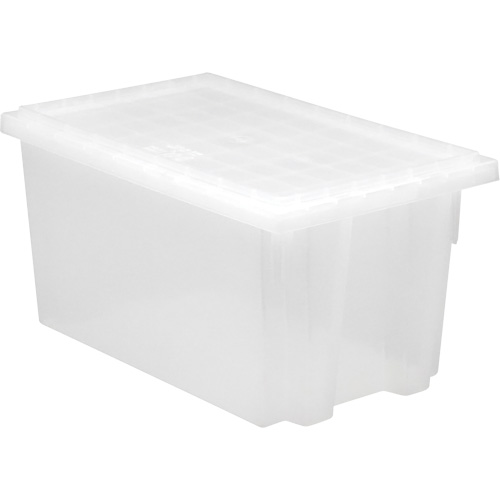 Contenant robuste Stack & Nest, 15" x 19,5" x 29,5", Transparent Distribution Industrielle GC