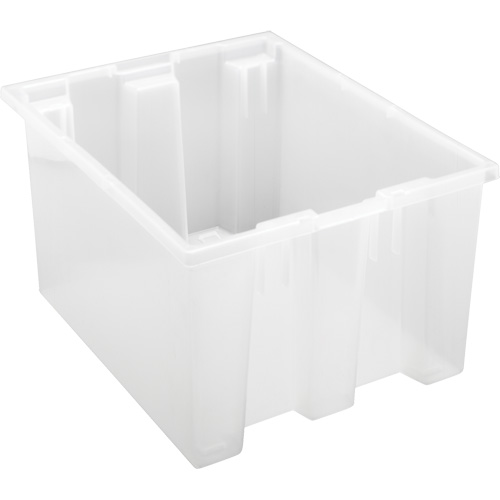 Contenant robuste Stack & Nest, 10" x 15,5" x 19,5", Transparent Distribution Industrielle GC
