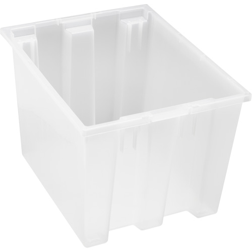 Contenant robuste Stack & Nest, 13" x 15,5" x 19,5", Transparent Distribution Industrielle GC