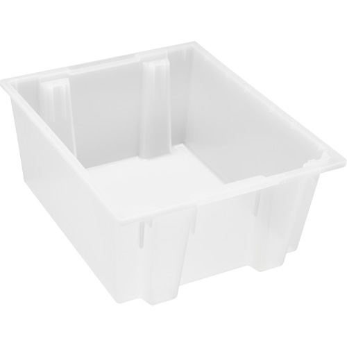 Contenant robuste Stack & Nest, 10" x 19,5" x 23,5", Transparent Distribution Industrielle GC