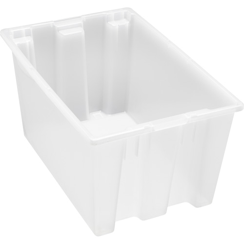 Contenant robuste Stack & Nest, 15" x 19,5" x 29,5", Transparent Distribution Industrielle GC