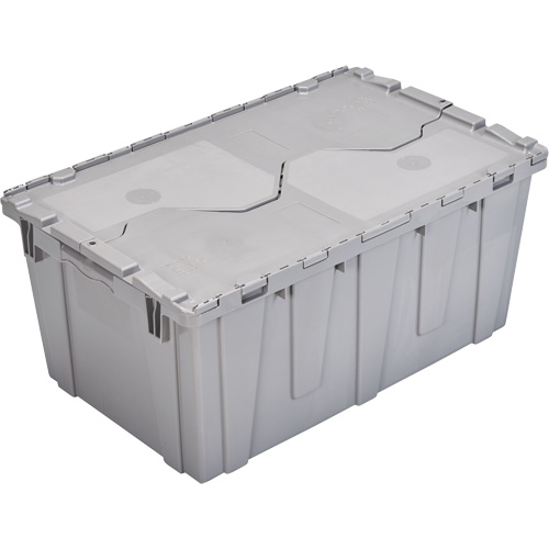 Bac emboîtable FP243C FliPak, 26,9" x 16,9" x 12,1", Gris Distribution Industrielle GC