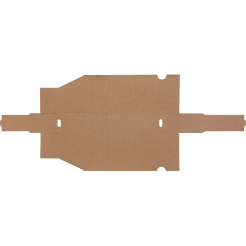 Boîtes profondes en carton ondul&eacute;, 1-15/16" la x 11-1/4" p x 4-1/2" h, Beige Distribution Industrielle GC