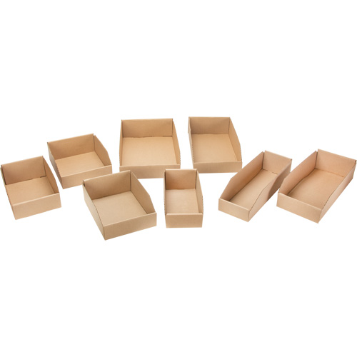 Boîtes profondes en carton ondul&eacute;, 2-7/8" la x 17-1/4" p x 4-1/2" h, Beige Distribution Industrielle GC